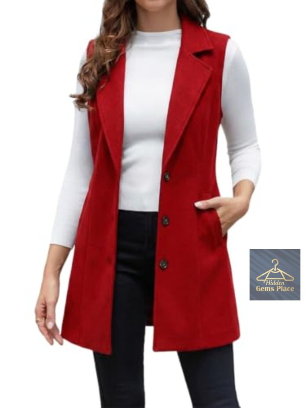Womens Plaid Vest Sleeveless Blazer Jacket Wool